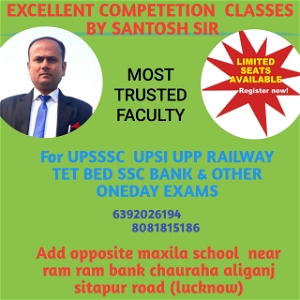 Excellent classes by Santosh Sir