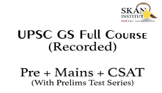 UPSC GS Full Recorded Course