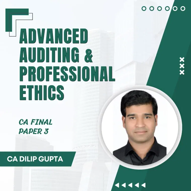 Advanced Auditing & Professional Ethics (CA-Final) - paper-3