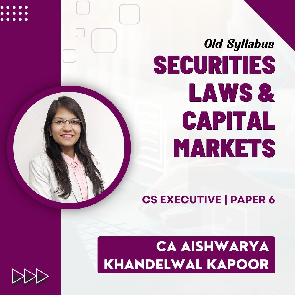 Securities Laws & Capital Markets (CS-Executive) -paper-6