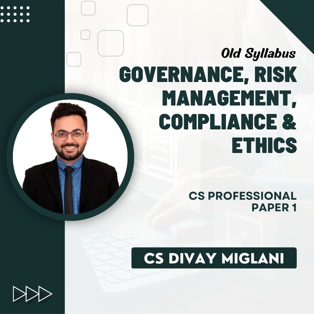 Governance, Risk Management, Compliance and Ethics (CS-Professional) -paper-1