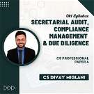 Secretarial Audit, Compliance Management and Due Diligence (CS-Professional) -paper-4