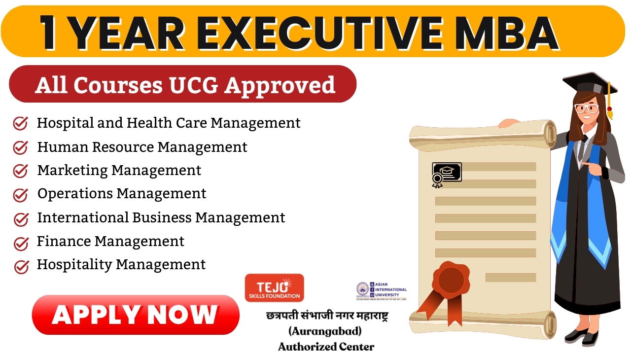 1 Year Executive MBA