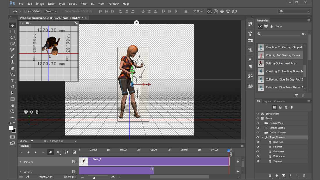 Backgrounds and Assets for Animation in Photoshop