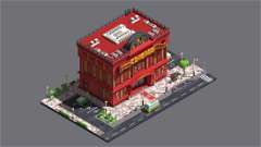 3D Model 32 Low Poly Buildings in Blender for Beginners