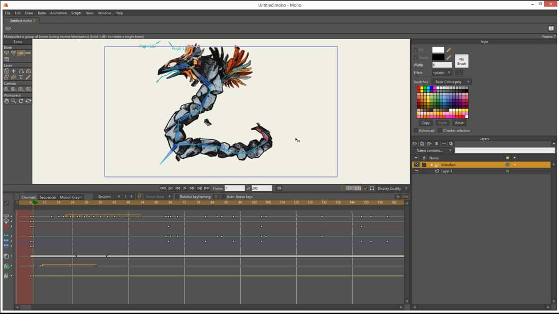 2D Animation in Moho from Basic to Advanced