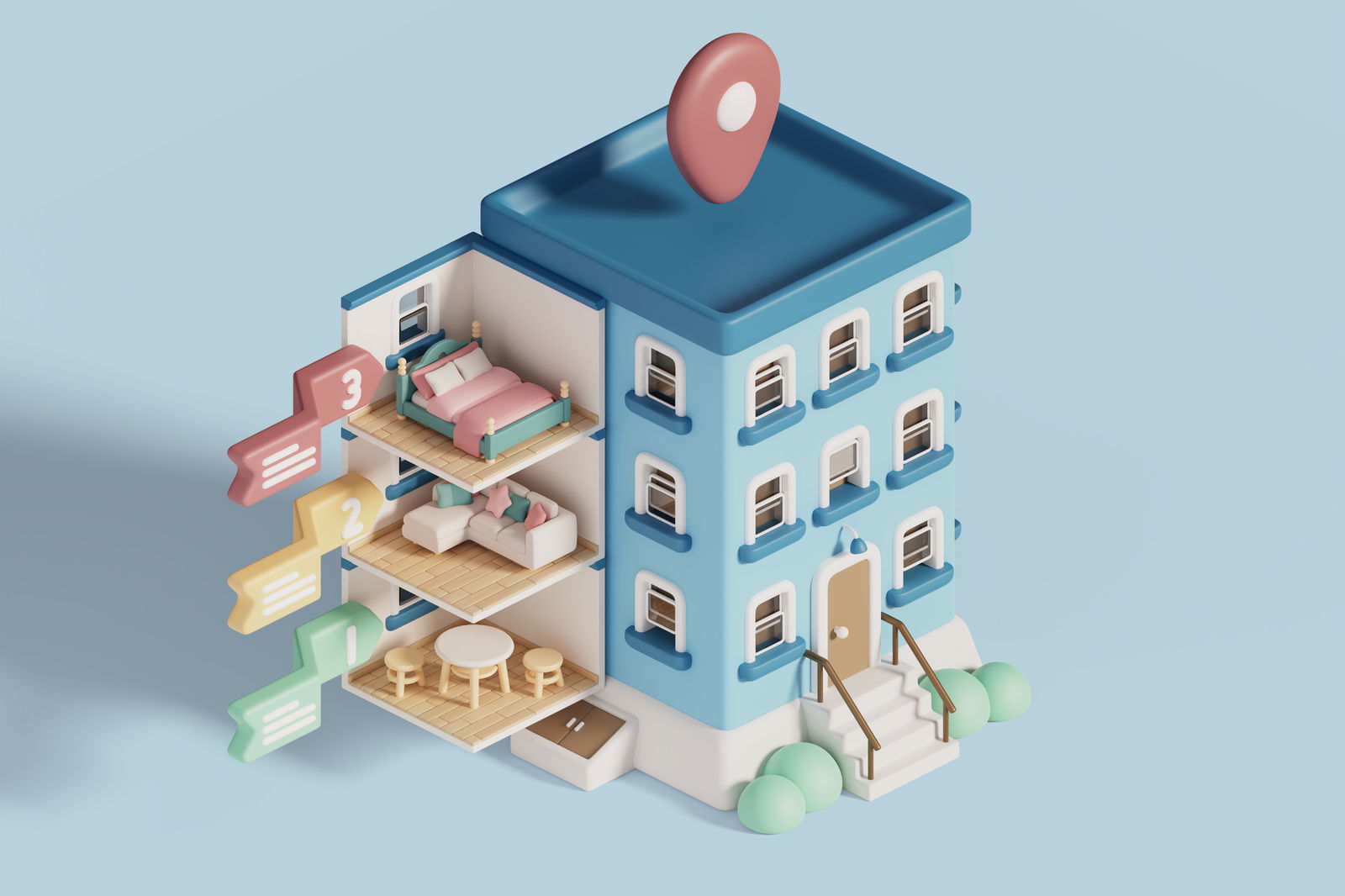 Make Low Poly Apartments in Blender with Micro Blocks!